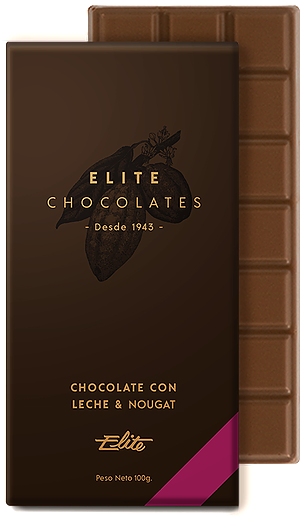 Chocolate con Leche & Nougat - Elite Chocolates